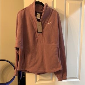 Nike Dusty Rose Fleece Pullover